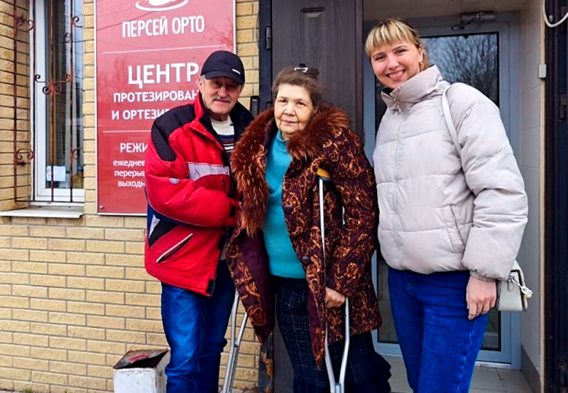 «Народный Защитник» помогает жительнице Горловки вновь научиться ходить